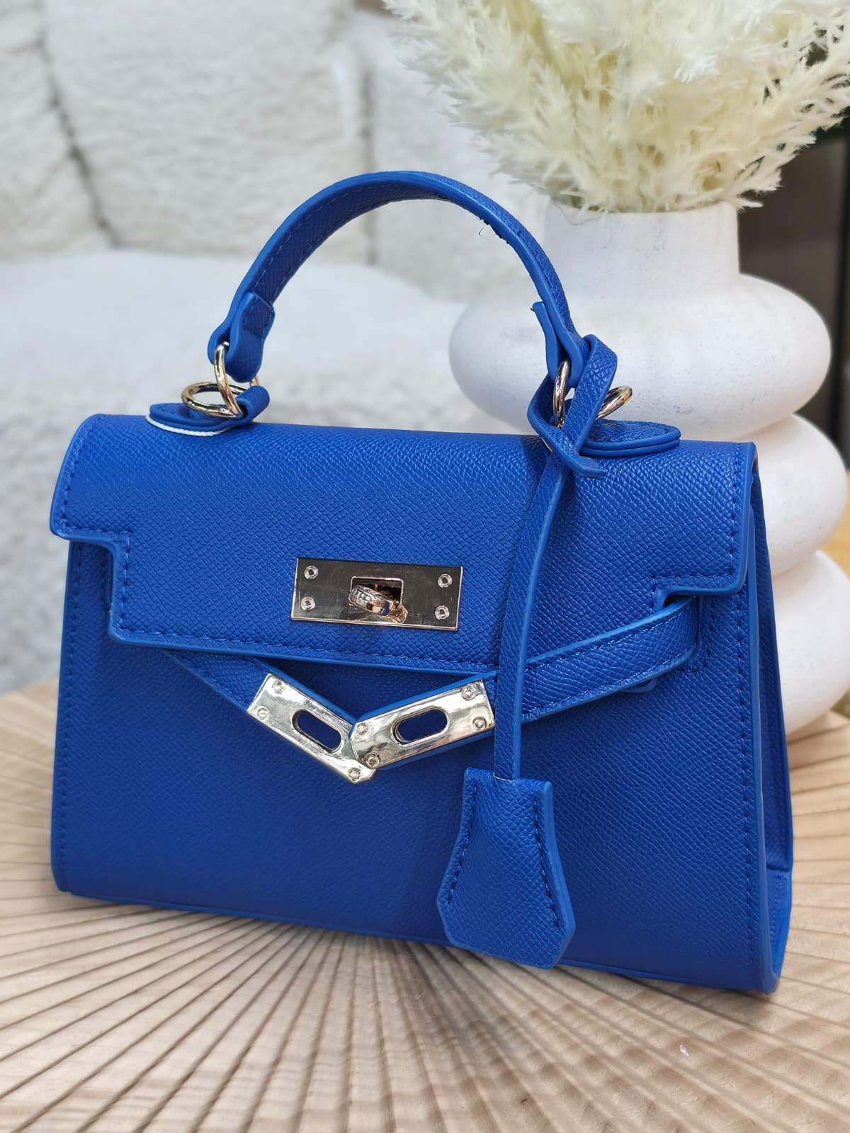MM-20729 - Saffiano Texture Mini Satchel - Image 2