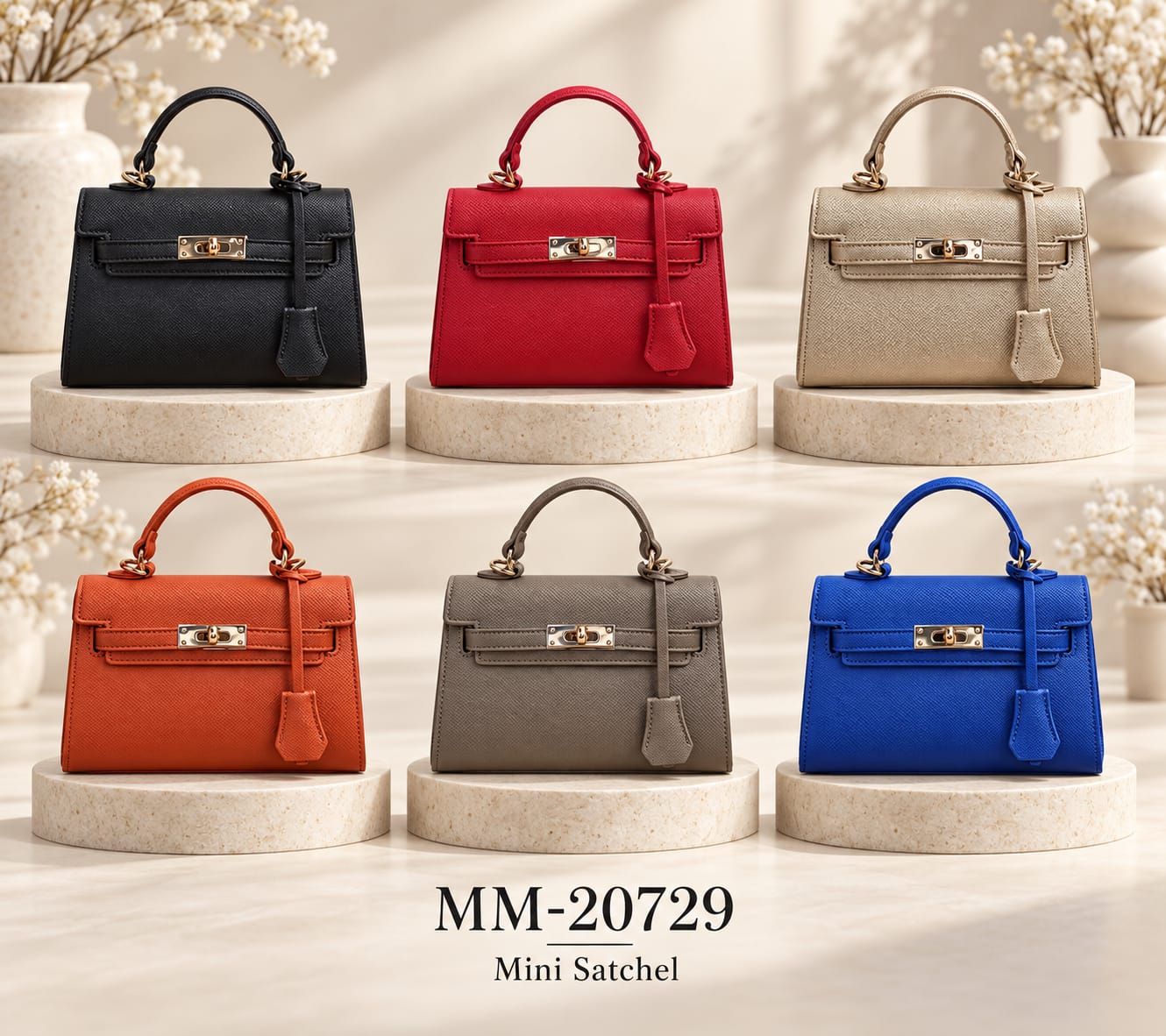 MM-20729 - Saffiano Texture Mini Satchel