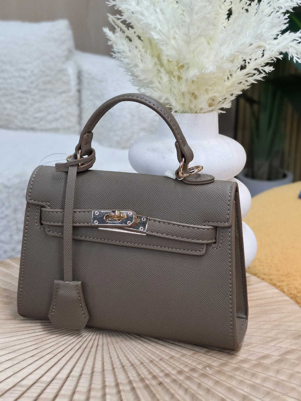 MM-20729 - Saffiano Texture Mini Satchel - Image 3
