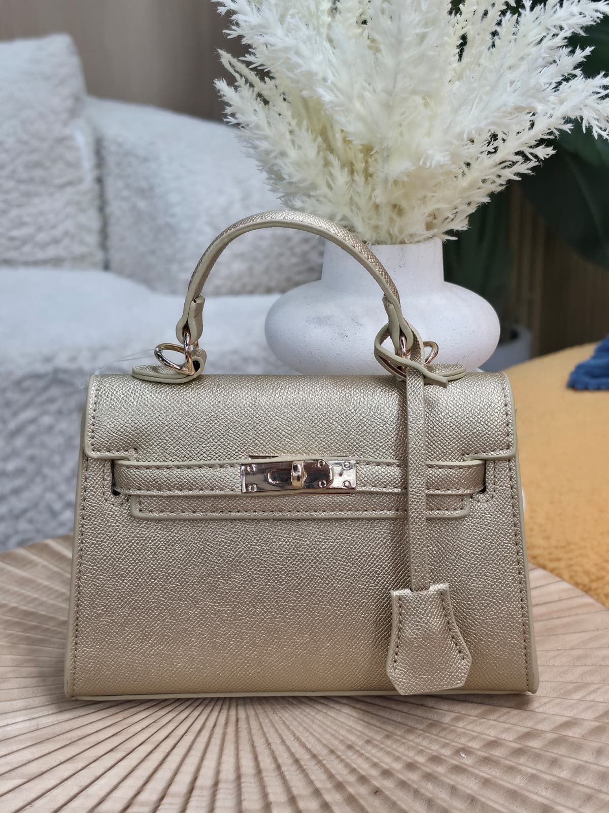 MM-20729 - Saffiano Texture Mini Satchel - Image 5