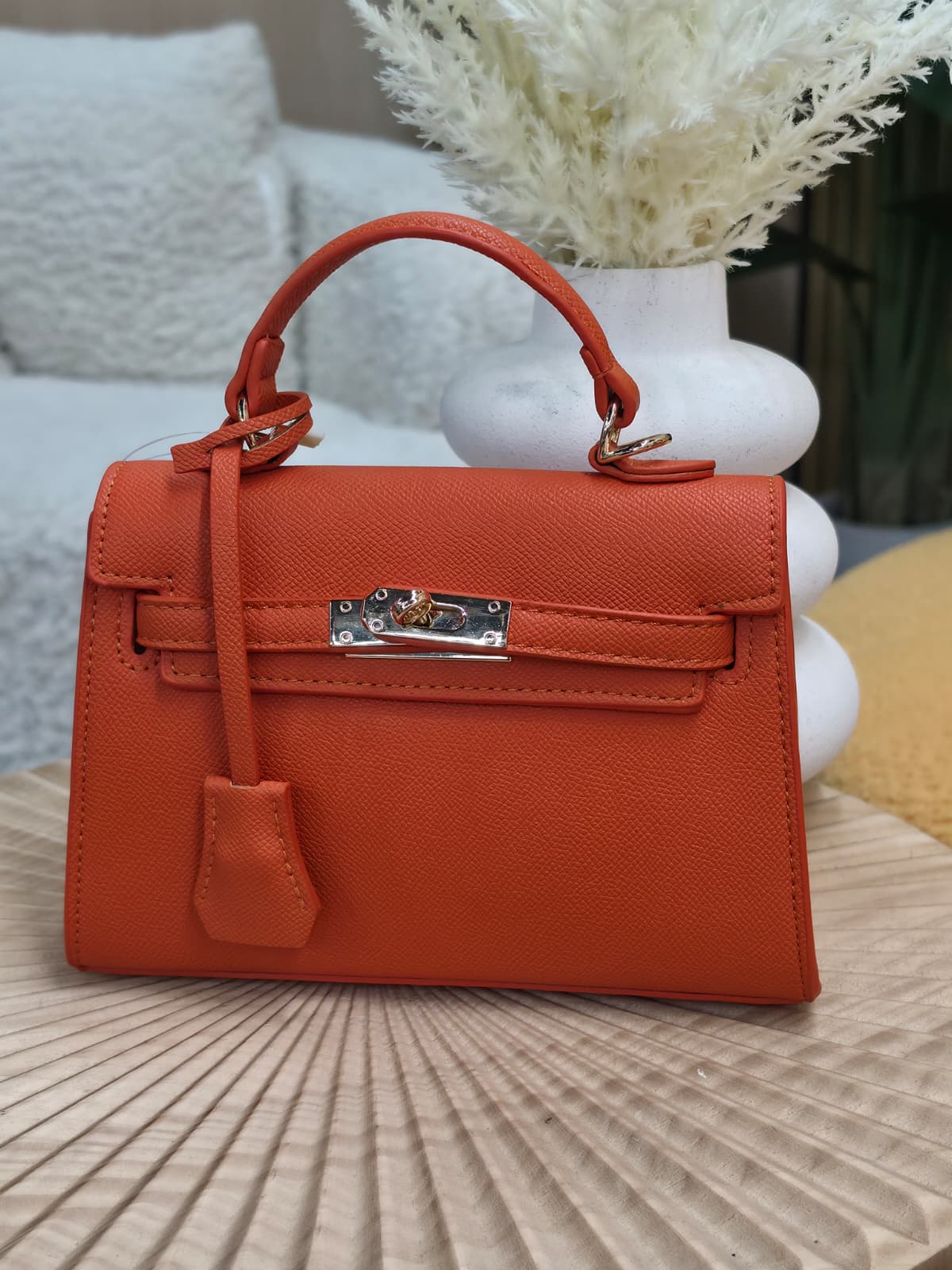 MM-20729 - Saffiano Texture Mini Satchel - Image 4